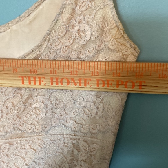 VTG handmade tiered blush pink to mauve ombré midi dress. Size S cottagecore - Picture 7 of 8